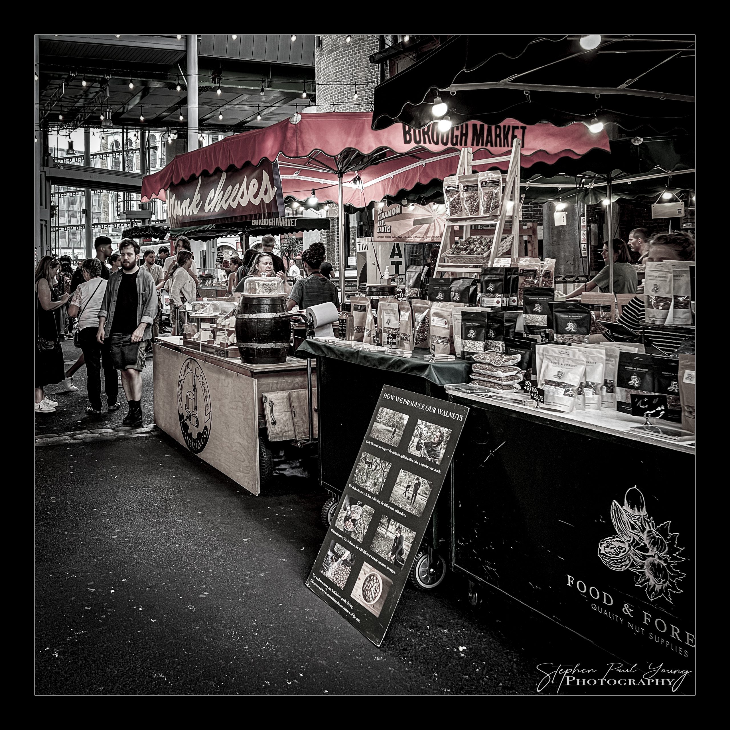Borough Market London Borough Market London photography featuring iconic market stalls, food vendors, and heritage architecture.