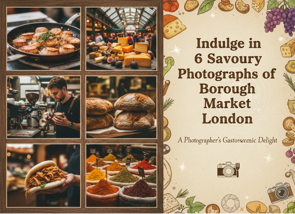 Indulge in 6 Savoury Photographs of Borough Market London: A Photographer’s Gastronomic Delight