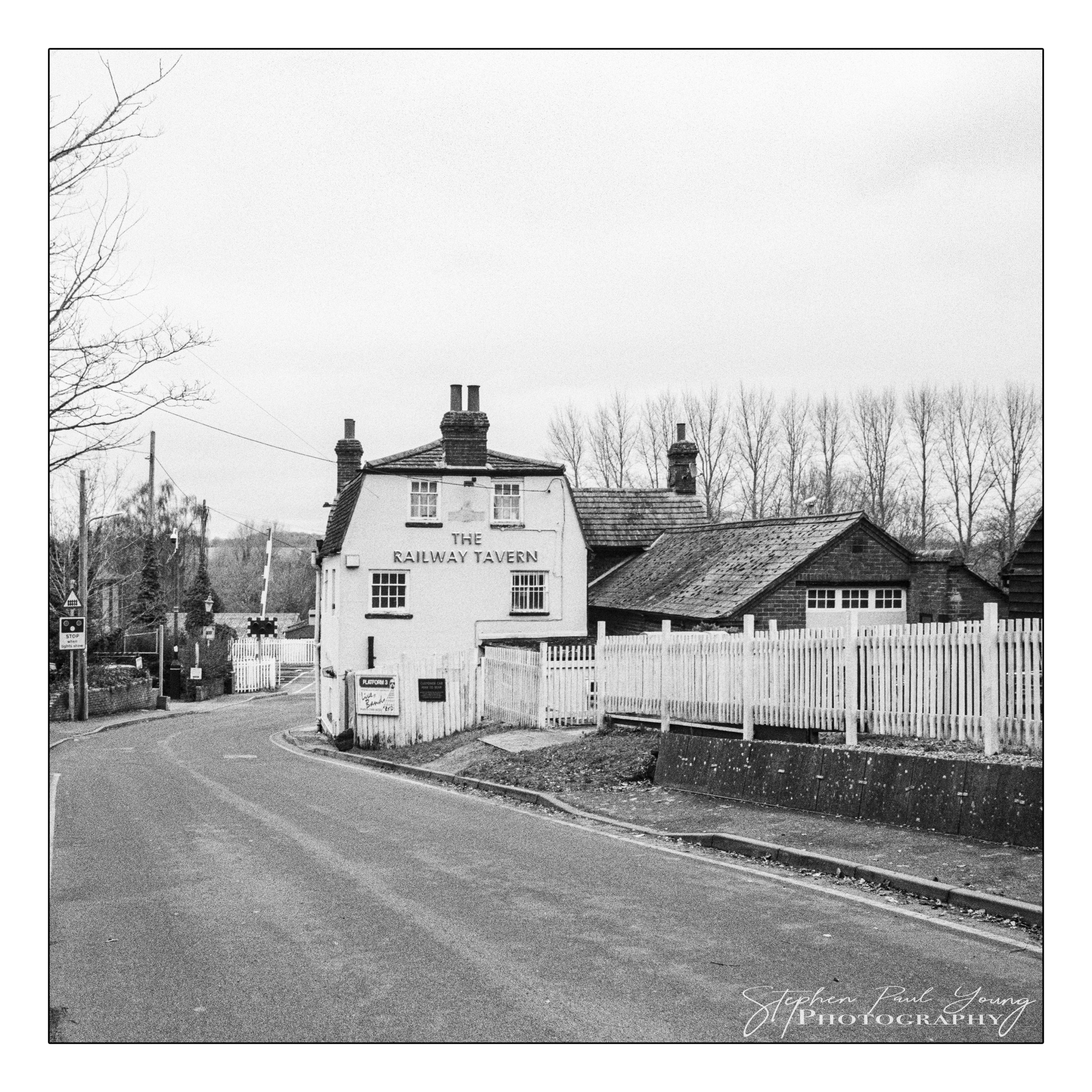 35mm Film Photography The old Railway Tavern at Hungerford - 35mm Film Photography