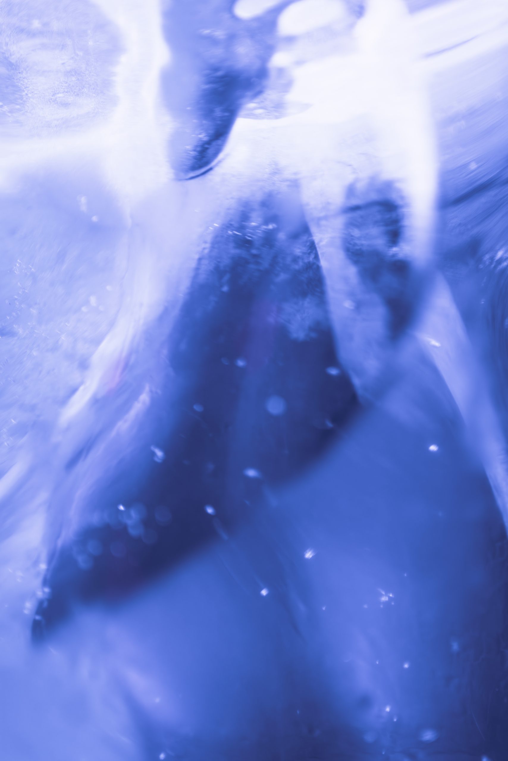 Abstract Ice: A 5-Photo Collection of Blue-Grey Abstract Photography 3 Abstract Photography