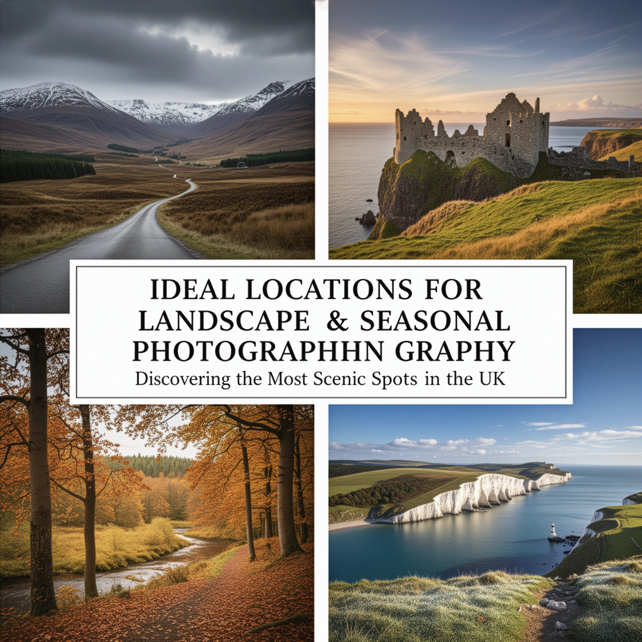 Guide to Landscape and Seasonal Photography,Spring Landscapes,Summer Landscapes,Autumn Landscapes,Winter Landscapes