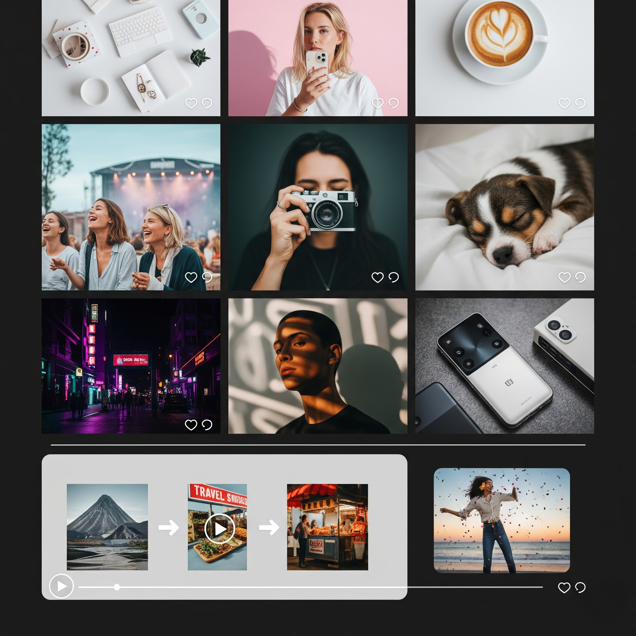 Social Media Photography,Mastering Composition,Rule of thirds,Using negative space,Visual Identity