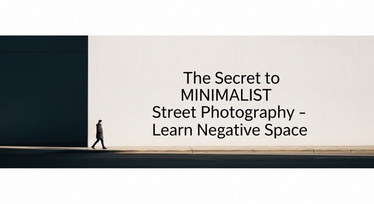 Read more about the article The Secret to MINIMALIST Street Photography – Learn Negative Space
