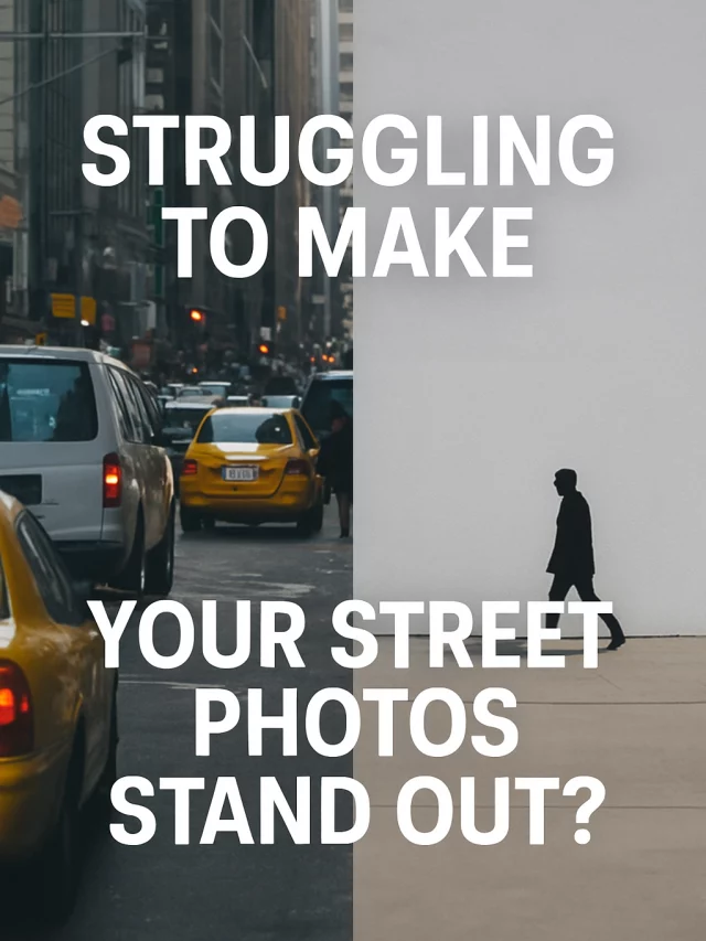 The Secret to MINIMALIST Street Photography – Learn Negative Space
