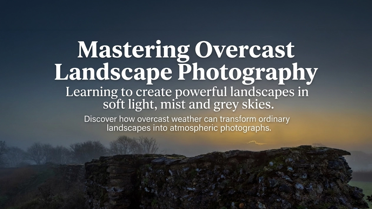 overcast landscape photography