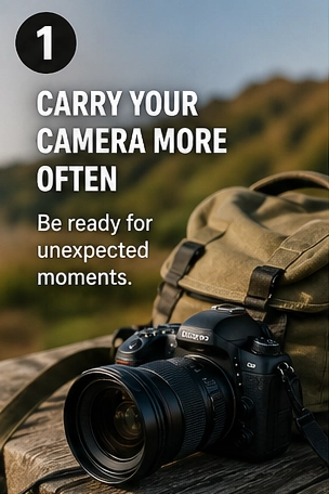 Carry your camera more often