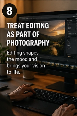 Treat editing the same as photography