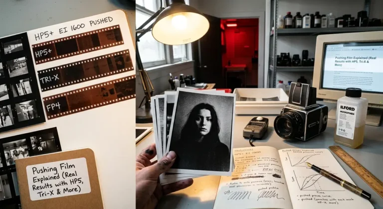 Read more about the article Pushing Film Explained (Real Results with HP5, Tri-X & More)