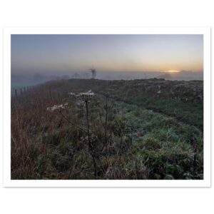 The Quiet Boundary | Hampshire Countryside Fine Art Poster