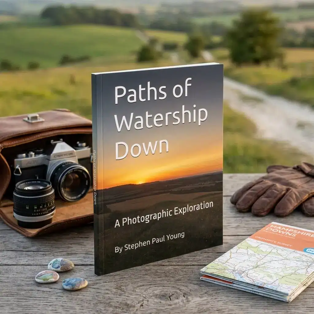 Paths of Watership Down — photography book cover by Stephen Paul Young