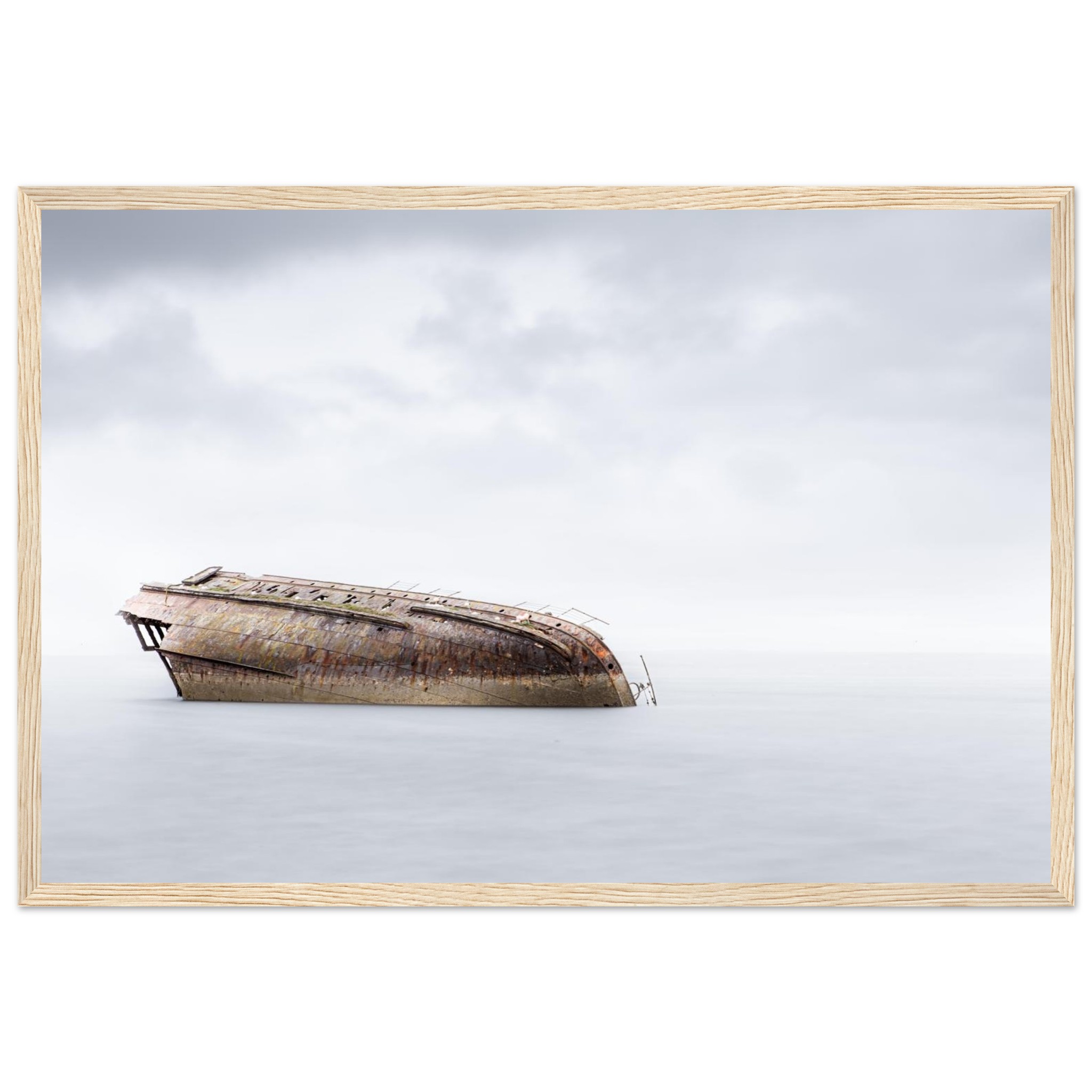 Ghosts of the Sea: Shipwrecked Secrets — framed fine art print by Stephen Paul Young