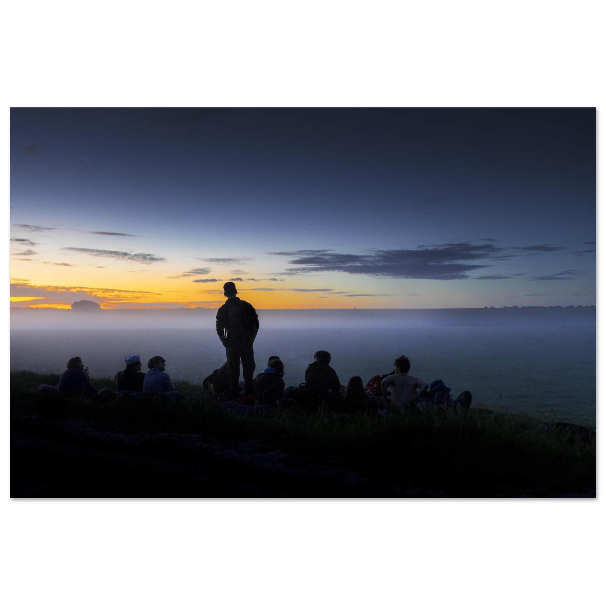 Unframed fine art print product view